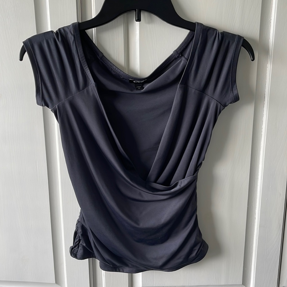 Express Body Contour Wrap Top
